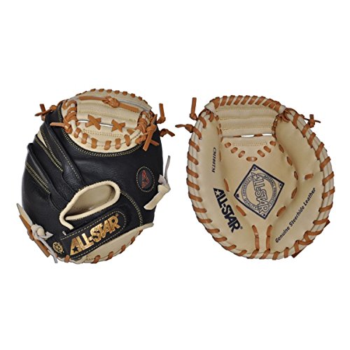 This vintage style catching mitt modernized with the All-Star blacktan leather is a tool recommended by catchers, coaches, and teams for developing the fastest transfer speeds.