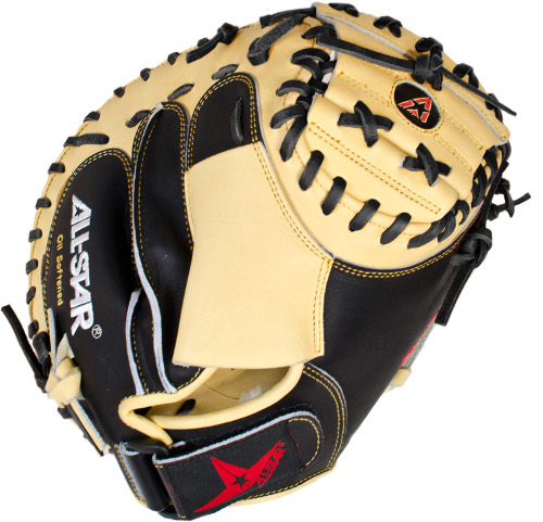 all-star-cm3100sbt-catchers-mitt-black-tan-33-5-inch-right-handed-throw CM3100SBT-Right Handed Throw All-Star 029343300967  The PRO-ADVANCED™ catching mitts feature Japanese tanned US steer hide