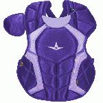 pThe S7™ Chest Protector is the only protector that has wedge shaped abs, which help knock a ball straight down when blocking. Designed to be light and thin, this chest protector has the absolute best fit and breathability compared to other chest protectors on the market. Players say it feels just like wearing a T-shirt! Internal moldable PE protective plates are inserted into the throat, collarbone, and sternum to keep those sensitive areas well protected. The longer you wear it, the more it will conform to a player's body. DeltaFlex Harness allows for maximum adjustability and comfort, fitting a wide range of body types. PRODUCT FEATURES Stainless steel matte black hardware Thinner and more form fitting DeltaFlex harness Improved break points which present a flatter surface for blocking and improving control. The chest protector should fit high, with the throat guard over the base of the neck. Equipped with the construction to pass the NOCSAE standard Adult: 16.5 All star chest protectors are measured from the top of the sternum (below the collar) to a player's navel/p