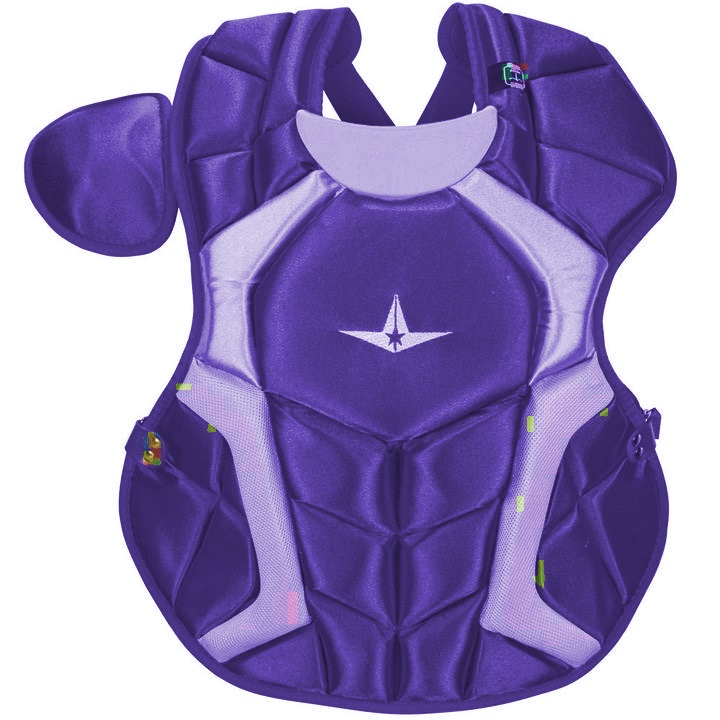 all-star-cpcc1618s7xpu-adult-system-seven-pro-chest-protector-purple CPCC1618S7X-PU All-Star  The S7™ Chest Protector is the only protector that has wedge