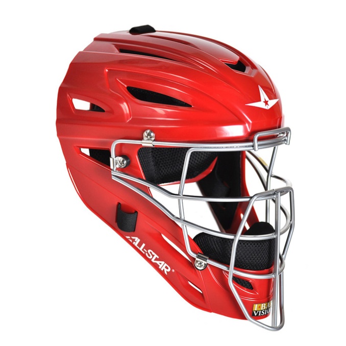 all-star-mvp2500sc-s7-catching-helmet-scarlet MVP2500-1-SC All-Star  Designed for the serious high school player up through the pros