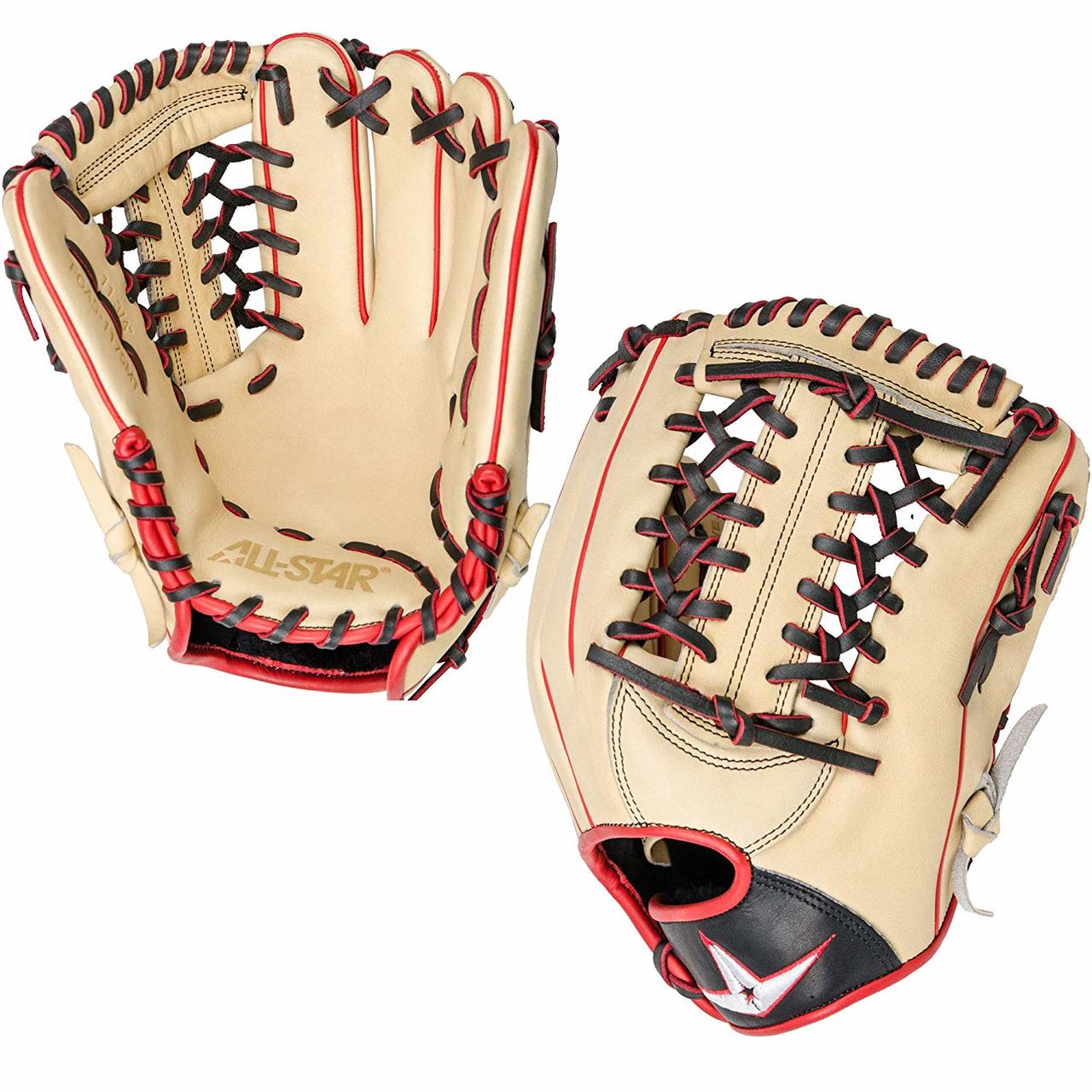 all-star-pro-elite-11-75-baseball-glove-cream-black-scarlet-right-hand-throw FGAS-1175MT-CRBKSC-RightHandThrow All-Star 029343048258 What makes Pro Elite the most trusted mitt behind the dish