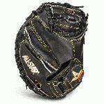 spanThe All Star spanCM3000span Series Catcher's mitts are the mitt's of choice for many professional and spanamaturespan baseball catchers. Exclusive Japanese tanned steer hide allows for fast break in and extended life. Only the finest materials and hand craftsmanship are used to make these exceptional All Star Catcher's mitts. The soft tan leather pocket allows for great feel and gives the ball that extra POP which pitchers love to hear. The black leather backing is stiffer, and gives the mitt the right amount of support and increases its life. Each catcher's mitt is a work of art, individually hand made.span spanThe professional players who choose this mitt are:span spanMike Napoli (Anaheim), Greg Tatum (Baltimore), Steve Lerud (Baltimore), Jason Varitek (Boston), Luis Exposito (Boston), Mark Wagner (Boston), Lou Marson (Cleveland), Wyatt Torregas (Cleveland), Bryan Pena (Kansas City), Ed Bellorin (Kansas City), Josh Thole (New York), Mike Rivera (New York), Rob Johnson (Seattle), Max Ramirez (Texas), Bengie Molina (Texas), Raul Chavez (Toronto), Jose Molina (Toronto), Koyie Hill (Chicago), Michael McKenry (Colorado), AJ Ellis (Los Angeles), George Kottaras (Milwaukee), Jonathan Lucroy (Milwaukee), Jesus Flores (Washington), Jamie Burke (Washington), Omir Santos (New York), Brian Schneider (Philadelphia)span spanAll Star CM3000BK Pro Elite Catcher's Mitt 35 Featuresspanspan: span35 Exclusive Japanese tanned steer hide gives faster break in and extended life Soft black leather pocket gives great feel and extra POP Black leather backing Individually hand made/span/span/span/span/span/span/span/span/span/span/span/span/span/span
