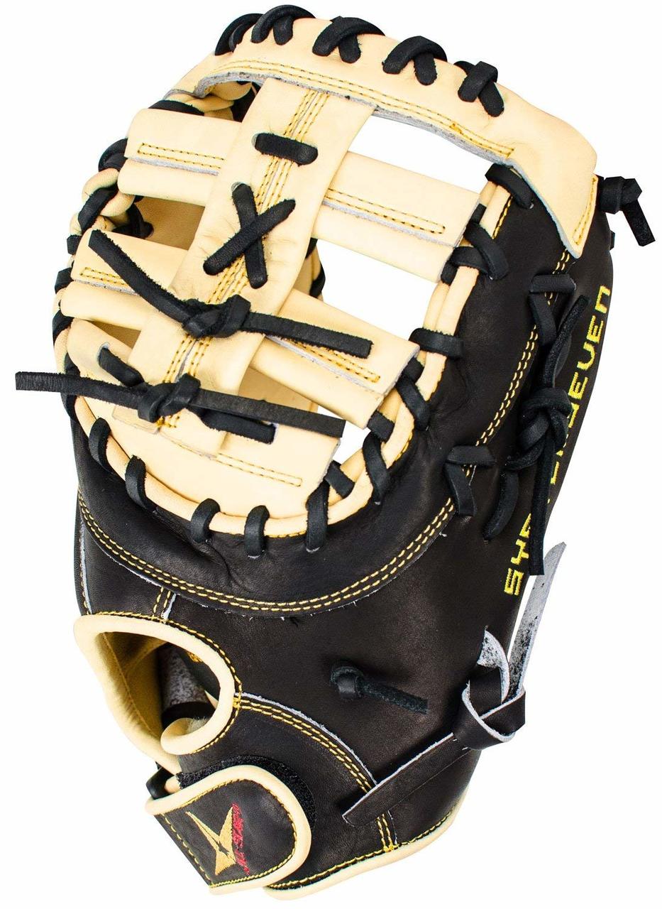 all-star-system-7-first-base-mitt-single-post-web-right-hand-throw FGS7-FB2-RightHandThrow All-Star 029343044335 The 13 Inch First Base System Seven FGS7-FB is perfect for