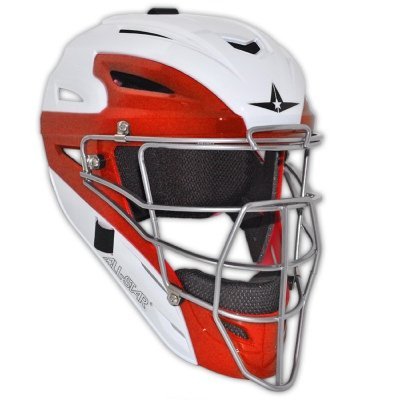 all-star-system-7-two-tone-catchers-helmet-mvp2500wtt-7-to-7-3-4-white-scarlet MVP2500WTT-White-Scarlet All 029343001871 All Star System 7 Two Tone Catchers Helmet MVP2500WTT 7 to