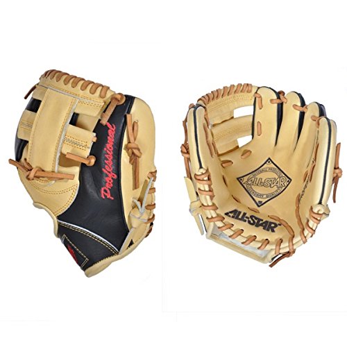 The All-Star The Pick 9.5 inch fielding training mitt is modeled after the CM100TM. The FG100TM fielder's training glove is an undersized 9.5 inch glove designed to help develop fast hands and improved coordination for fielders.