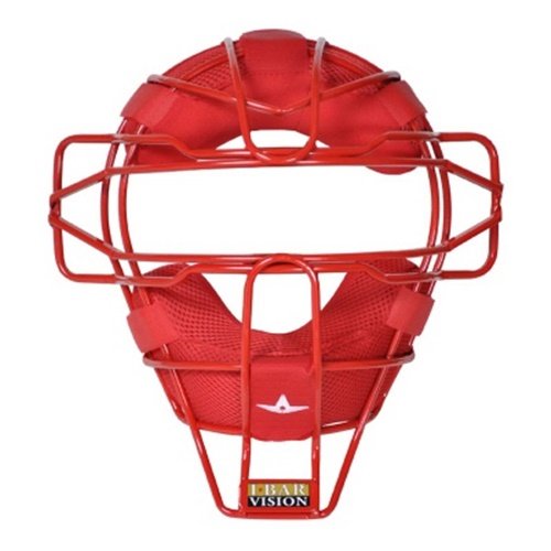 Allstar Lightweight Ultra Cool Tradional Mask Delta Flex Harness Black (Scarlet) : All Star Catchers Mask... Patented Design With Ultimate Protection! All Star Ultra Cool Lightweight Catchers Mask feature: I-Bar Vision design Lightweight Ultra Cool traditional mask Padding surrounds mask providing comfort and dries quickly Patented Delta Flex Face Mask harness Weighs 20.4 oz Colors: Coolest & Lightest Mask Available.