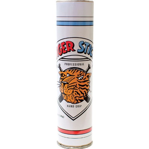 Tiger grip unique formulation provides a perfect grip. Tiger stock is great for use in all sports where secure hand control is required. Apply a thin layer directly to the bat handle. It is equally effective on wood rubber and leather handles.