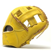 pEast meets West series baseball gloves. Leather: US Kip Web: Single Post Size: 11.5 Inches   Weighing in at 1.2lbs this lightweight single post glove is very sturdy and will take some breaking in. Stiff US Kip leather non oil treated. This color stands out on the field.  Leather is 2.4mm thickness tanned in Japan and Korea./p
