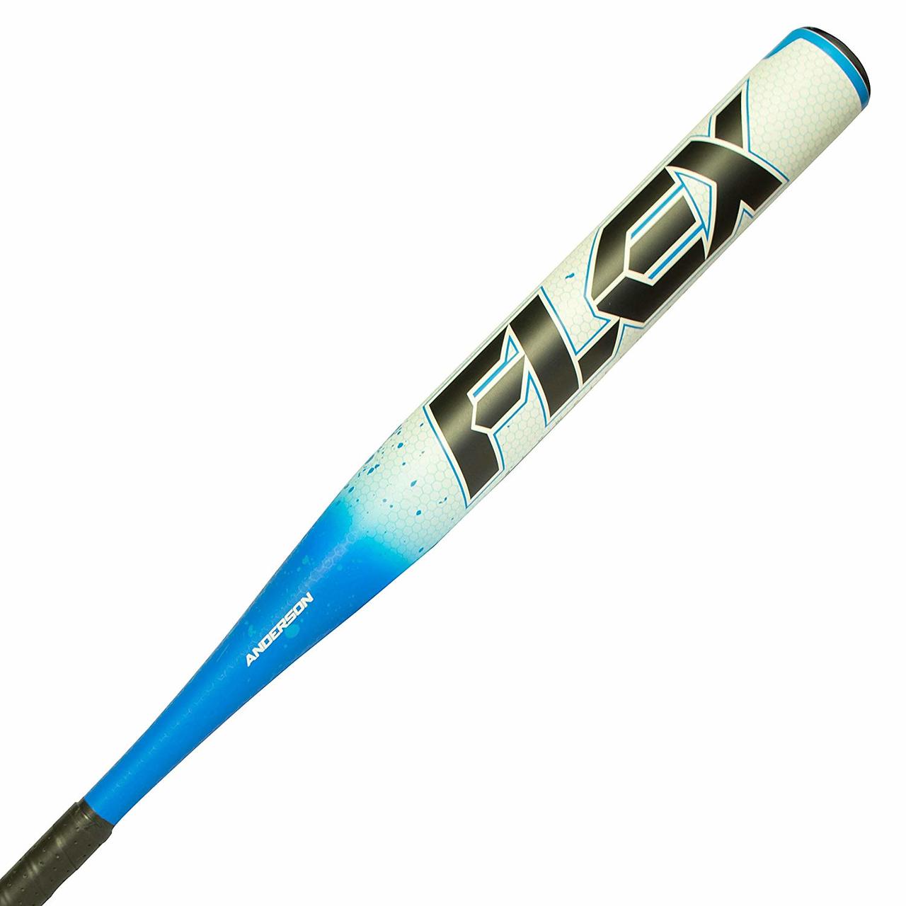 anderson-2018-flex-slowpitch-softball-bat-34-in-26-oz 011045-3426 Anderson 874147008621 ½ Ounce end load for larger sweet spot and One-piece single