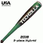 The 2018 Techzilla S-Series Hybrid lets your young hitter experience maximum speed and jaw-dropping performance with an end loaded feel. Designed similar to the original Techzilla XP, with the PowerArch technology, the Techzilla S-Series Hybrid provides a highly-responsive hitting surface and outstanding durability. The TaperFlex contour composite handle ensures superior feel and flex. The Techzilla S-Series is USABat approved. deal for players ages 10-13 • Ultra-Thin Whip Handle for better bat speed • 2 5/8” Barrel • -9 Drop Weight • End Loaded for more POWER, guaranteed! • Hot out of the wrapper, no “break-in” period necessary • Newly designed light weight end cap support barrel performance • Hybrid design with aerospace M1 alloy barrel & composite handle • Approved For USABat and Most Baseball Associations Including: Little League, Dixie Youth, Babe Ruth, Cal Ripken, AABC & Pony • Model #: 015034 • Manufacture Warranty: 1 year against manufacture defects