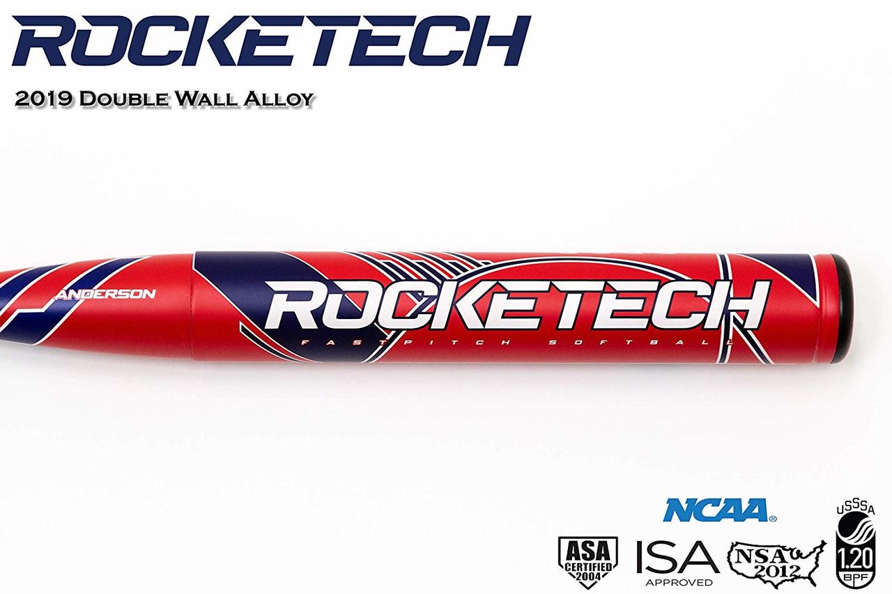 anderson-2019-rocketech-9-fastpitch-softball-bat-32-inch-23-oz 017037-3223 Anderson 874147009185 2 ¼” Barrel End loaded swing weight for more POWER guaranteed!