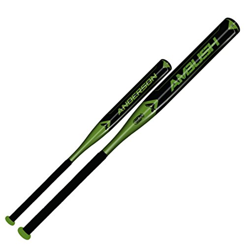 The Anderson Ambush Slow pitch Bat Features One-Piece Design AB9000 Composite Material Balanced Swing Available in 26oz. - 30oz. Approved for play in ASA,ISA,NSA,USSSA Bat Specifications Barrel: 2 14 Certified: ASA, ISA, NSA, USSSA
