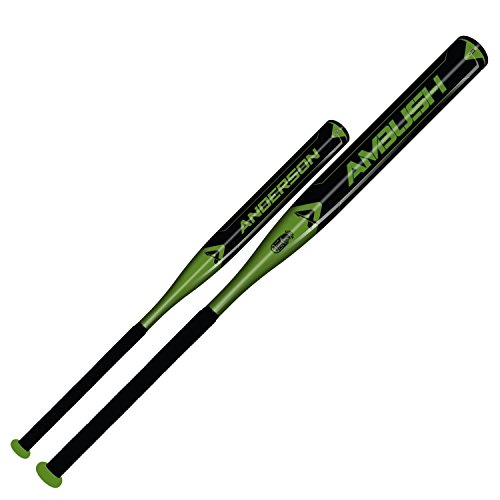 Anderson Ambush Slow Pitch Softball Bat USSSA ASA (34-inch-30-oz) : The Anderson Ambush Slow pitch Bat Features One-Piece Design AB9000 Composite Material Balanced Swing Available in 26oz. - 30oz. Approved for play in ASA,ISA,NSA,USSSA Bat Specifications Barrel: 2 14 Certified: ASA, ISA, NSA, USSSA