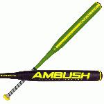 The 2017 strongAmbush Slow Pitch/strong two piece composite bat is made to give hitters just the right balance of power plus speed with a thin, whip handle for generating more bat speed through the hitting zone. We’ve packed as much weight in the sweet spot to create MASSIVE exit speed when you make contact on the bat’s sweet spot. With a Reduced Moment of Inertia (the effort necessary to swing the bat) allows you to generate ridiculous bat speed without burning an extra ounce of effort! Swing the hottest ASA approved Bat on the market today! h2 class=product-name data-hook=product-title2017 Ambush Slowpitch Softball ASA Bat/h2 div class=label sku data-hook=product-page-skuSKU: 0110413426/div p class=content• Ultra-Thin whip handle for better bat speed • 2 ¼” Barrel Diameterbr / • ½ Ounce end load for additional powerbr / • 14 Inch Barrel Length – Increased hitting surface (Larger Sweet Spot)br / • Strengthened light weight end cap supports barrel performancebr / • Two-piece Multi layered Composite for performance and durabilitybr / • Meets BPF 1.20 Standards• Approved ASA Playbr / • Manufactures Warranty: 1 Year against manufacture defectsbr / • Model #: 011041