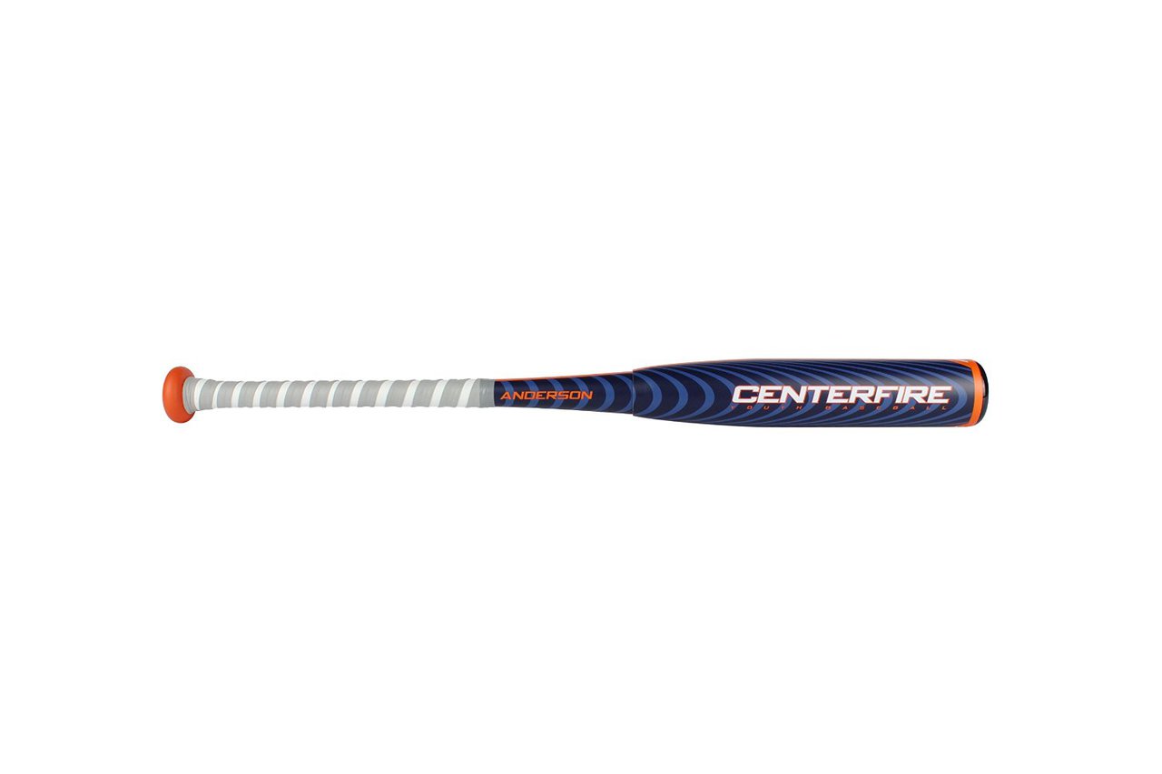 anderson-bat-company-centerfire-5-baseball-bat-navy-blue-gray-32-27-oz 013019-32-inch-27-oz Anderson 874147007662 The Senior League Centerfire Big Barrel Bat for 2016 is crafted