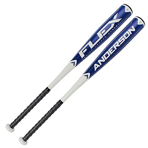 The Anderson Flex -10 Senior League 2 34 Barrel bat is made from the same type of material used to launch planes 30,000 feet into the air. The one piece design offers Sherman Tank like durability so you\ll never have to worry about breaking the bat with normal usage in games and practice. We\ve packed as much weight in the sweet spot to create a \x93trampoline\ effect when you make contact on the bat\x sweet spot. The Flex SL bat has a Reduced Moment of Inertia (the effort necessary to swing the bat) allows you to generate break neck bat speed without burning an extra ounce of effort. It\x like swinging a bat with the force of a sledgehammer with the effort of a fly swatter producing more powerful hits, massive ball speed and bigger offensive numbers.