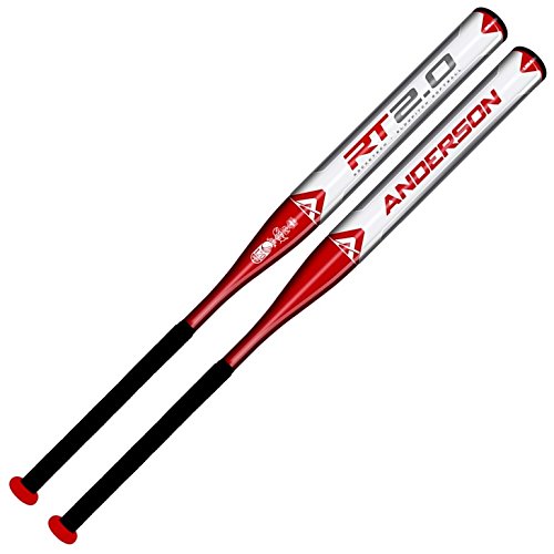 Anderson Rocketech 2.0 Slowpitch Softball Bat USSSA (34-inch-26-oz) : The 2015 Anderson Rocketech 2.0 Slow Pitch Softball Bat is Virtually Bulletproof! Constructed from our Aerospace Alloy, the power arch technology, multi-wall design is considered one of our most durable bats so youll never worry about your new RocketTech 2.0 denting or cracking in the middle of a season. The 2015 Rocketech 2.0 has a Muscled Up, End Loaded Barrel. We packed as much mass and muscle into the barrel to deliver bone crushing hits into the ball youll notice how quickly and effortlessly the ball will spring off the barrel. Weve packed as much weight in the sweet spot to create a trampoline effect when you make contact on the bats sweet spot. Youll feel the ball immediately jump off the barrel and then rapidly pick up speed as it leaves the infield. With a reduced moment of inertia (the effort necessary to swing the bat) the Rocketech 2.0 allows you to generate break neck bat speed without burning an extra ounce of effort. Its like swinging a bat with the force of a sledgehammer with the effort of a fly swatter producing more powerful hits, massive ball speed and bigger offensive numbers. Never worry about blisters or tired, sore hands with the 2015 RocketTech 2.0s plush padded spiral grip which provides a pillow soft feel with leather tough durability. Dont wait for your bat to break in. The 2015 RocketTech 2.0 comes out of the wrapper white hot and requires just a handful of swings to be primed and ready for teeing off opposing pitchers.