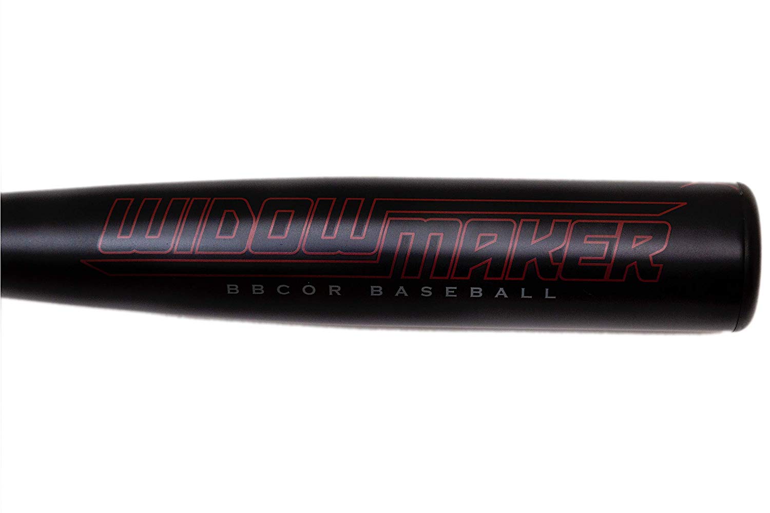 2 5/8” Barrel -3 Drop Weight Enhanced one-piece aerospace alloy design for the largest sweet spot in the industry BBCOR Certified. Put fear in the pitcher's heart with the black-as-night WidowMaker BBCOR baseball bat. Our new BBCOR model has no flashy graphics, just a dark intimidating black barrel with dark red graphics including a spider on a single line of web. Your opponents won't know what hit 'em. The one-piece ultra-balanced design offers Military Tank like durability so you’ll never have to worry about breaking the bat with normal usage in games and practice. We’ve packed as much weight in the sweet spot to create huge exit speed when you make contact with your WidowMaker BBCOR…. while still giving you absolute bat control to wait on any off speed pitch. widowmaker back Balanced & Intimidating 2 5/8” Barrel -3 Drop Weight Ultra-Thin Whip Handle for better bat speed Enhanced one-piece aerospace alloy design for the largest sweet spot in the industry Balanced feel for better control and power through the hitting zone Hot out of the wrapper, no “break-in” period necessary Certified high response aerospace alloy material BBCOR Certified Approved for all high school and collegiate play Model #: 014018
