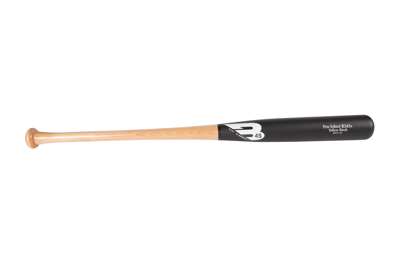 b45-yellow-birch-wood-baseball-bat-b243c-30-day-warranty-33-inch 92444-33 B45 647369606490 30-day warranty included Handle 0.94 in Barrel 2.51 in large Weight