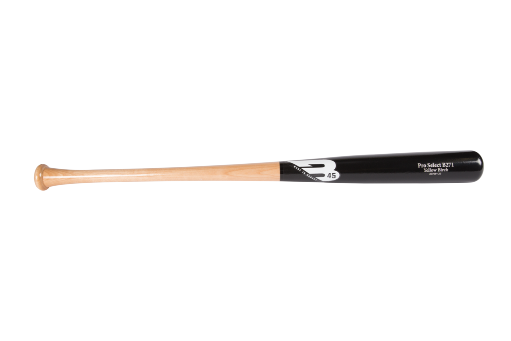 30-day warranty included Handle: 0.94 in Barrel: 2.47 in (small) Weight Ratio: -3 Knob: Flared Type of bat: Balanced Handcrafted from Pro Select Yellow Birch Label Color: White This is one of the most popular bats at all levels due to its balance. Many professionals choose this model because its dimensions allow for the bat to be made with denser wood. Its flared knob and tapered handle is sure to please both contact and power hitters. This bat is also recommended for players transitioning from aluminum to wood