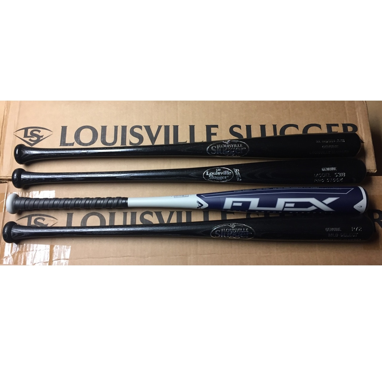 1. Anderson BBCOR 33 inch 30 oz 014014 Flex 2. Louisville Slugger W3AMIXC16-33 Ash Wood Bat 33 inch 3. Louisville Slugger 318 Pro Stock 33 inch 4. Louisville Slugger P72 Wood Bat 33 inch