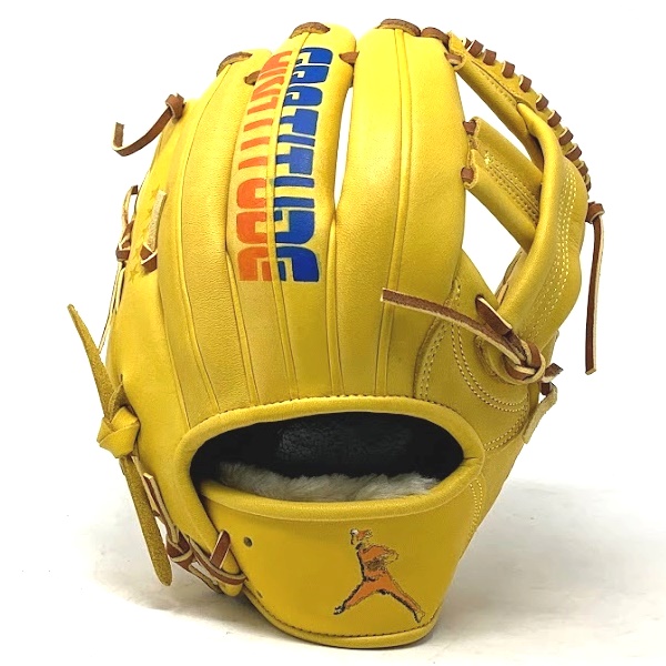 Jason, an artist and glove enthusiast, of Chieffly Customs hand painted this one of a kind baseball glove. Stand out in the field with this distinctive baseball glove like no other.  11.5 Inch Single Post Web American Kip Leather Gratitude   