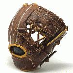 Classic Baseball Glove 11.25 Inch One Piece Oil Chestnut Right Hand Throw
