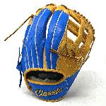 classic baseball glove 12 75 inch h web blue tan black right hand throw
