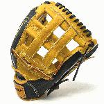 Classic Baseball Glove 12.75 Inch H Web Tan Black Lace Right Hand Throw