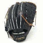 pThis classic pitcher or utility 12 inch baseball glove is made with black stiff American Kip leather with brown laces. Basket web for strength and closed web with open back, light weight, and stiff leather make this glove great for pitching, any position, or just playing catch. /p p /p p5 stars on the side of the glove representing the 5 tools of great baseball players./p ul liSpeed/li liPower/li liHitting for power/li liFielding/li liArm strength/li /ul