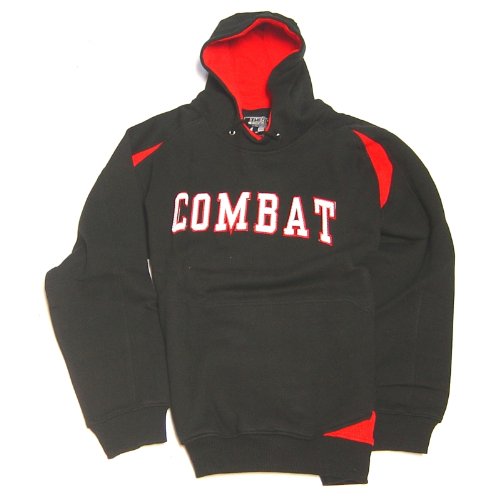 combat-sports-mens-hooded-sweatshirt-black-red-medium 801000-BlackRedMedium  New Combat Sports Mens Hooded Sweatshirt BlackRed Medium  Combat hoodie looks