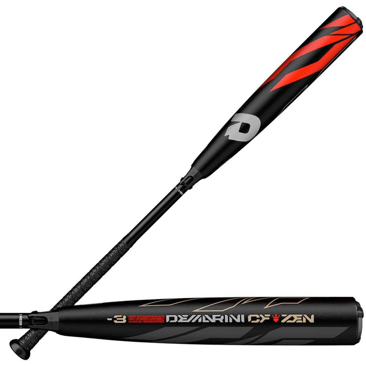 demarini-2019-cf-zen-balanced-3-bbcor-baseball-bat-33-inch-30-oz WTDXCBC3033-19 DeMarini 887768692513 -3 Length to Weight Ratio 2-Piece 100% Composite Construction Balanced Weighting