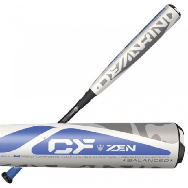 demarini-cf-zen-balanced-10-drop-2-3-4-baseball-bat-whiteblueblack-28-in-18-oz DXCBZ1828-17 DeMarini 887768486136 Loaded with technology from the RCK knob to Low Pro end