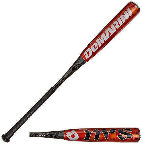 The Demarini NVS Vexxum BBCOR Baseball Bat. Used in the NVS Vexed; our new NVS (New Velocity System) barrel design brings power and speed together by letting geometry do the work. The innovative, lightweight barrel has an explosive sweet spot and the X12 alloy barrel is designed to create optimal strength at the thinnest points. Our Low profile D cap is scientifically tuned to absorb vibration while maximizing power and keeping swing weight low. If you are looking to turn up your bat speed the NVS Vexed is the fastest bat in our lineup.