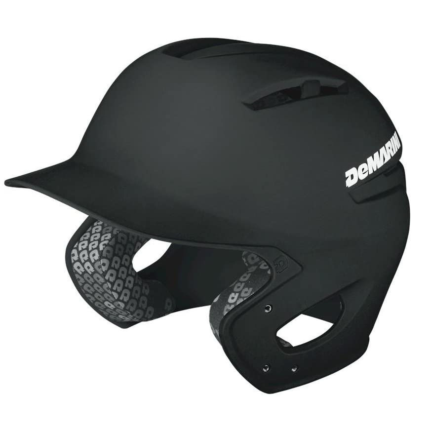demarini-paradox-youth-batting-helmet-black-youth WTD5403BLYH  887768362188  Dual density padding wrapped in fabric Sublimated with team colors