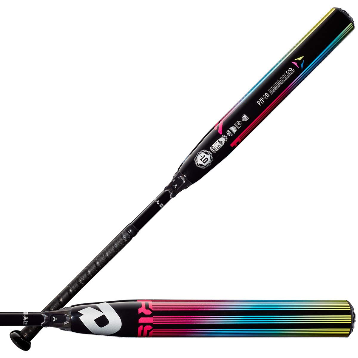 demarini-prism-gapped-wall-fast-pitch-softball-bat-32-inch-22-oz WTDXPZP2232-20 DeMarini 887768787066 `-10 Length to Weight Ratio. 2.25 Inch Barrel Diameter Balanced Swing