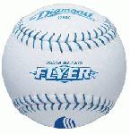 Diamond 12BSC Majors 12 USSSA\xAE approved softball. White synthetic leather cover with polyurethane core. 40 max COR, 305 max compression.