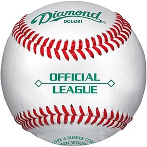 Diamond Dura cover Cork Rubber Core Raised Seam Baseballs DOL-DB1 Official League. Official League Cork rubber core Yarn wound Dura cover trade; Raised Seam Economy balls not suitable for pitching machine use.