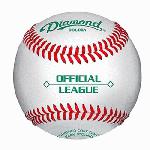 Diamond Duracover Cushioned Cork Raised Seam Baseballs DOL-DBA Official League. 5 dozend baseballs and bucket. Official League Cushioned cork center Yarn wound Duracover trade. Raised Seam Economy balls not suitable for pitching machine use.