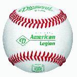 Official Ball of the American Legion World Series Premium leather cover with cushioned cork center. DriCore¿ technology A-Grade grey wool winding and Diamond Seam¿ Diamond Sports products are guaranteed against defects in workmanship and materials for 1 year.