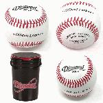 diamond dol blem baseballs 5 dozen and bucket