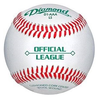 diamond-semi-pro-league-low-seam-baseballs-1-doz D1-AAALS-1DOZ Diamond 039403196508 Cushioned cork center Grey wool winding Premium full-grain leather cover Low