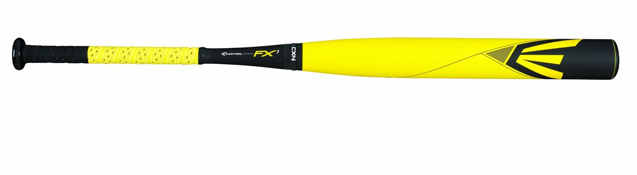 Easton FP14X1 FX1 2-Piece Composite Fastpitch Softball Bat -9 (34-Inch25-Ounce) : The Power Brigade FX1 is a 2-piece composite -9 end loaded design for maximum flex at contact. The end loaded design provides increased power giving you the ability to hit the ball hard and far.