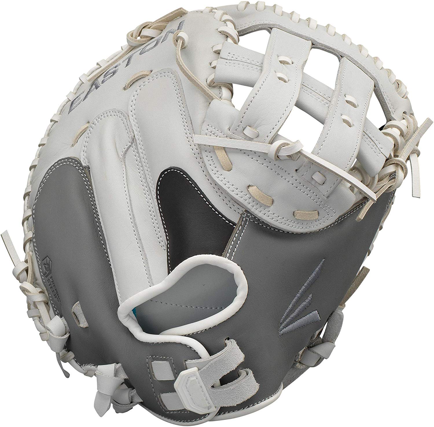 easton-ghost-fastpitch-softball-catchers-mitt-34-right-hand-throw GH21FP-RightHandThrow Easton 628412270110 Premium Steer USA leather Quantum Closure SystemTM provides adjustable hand opening