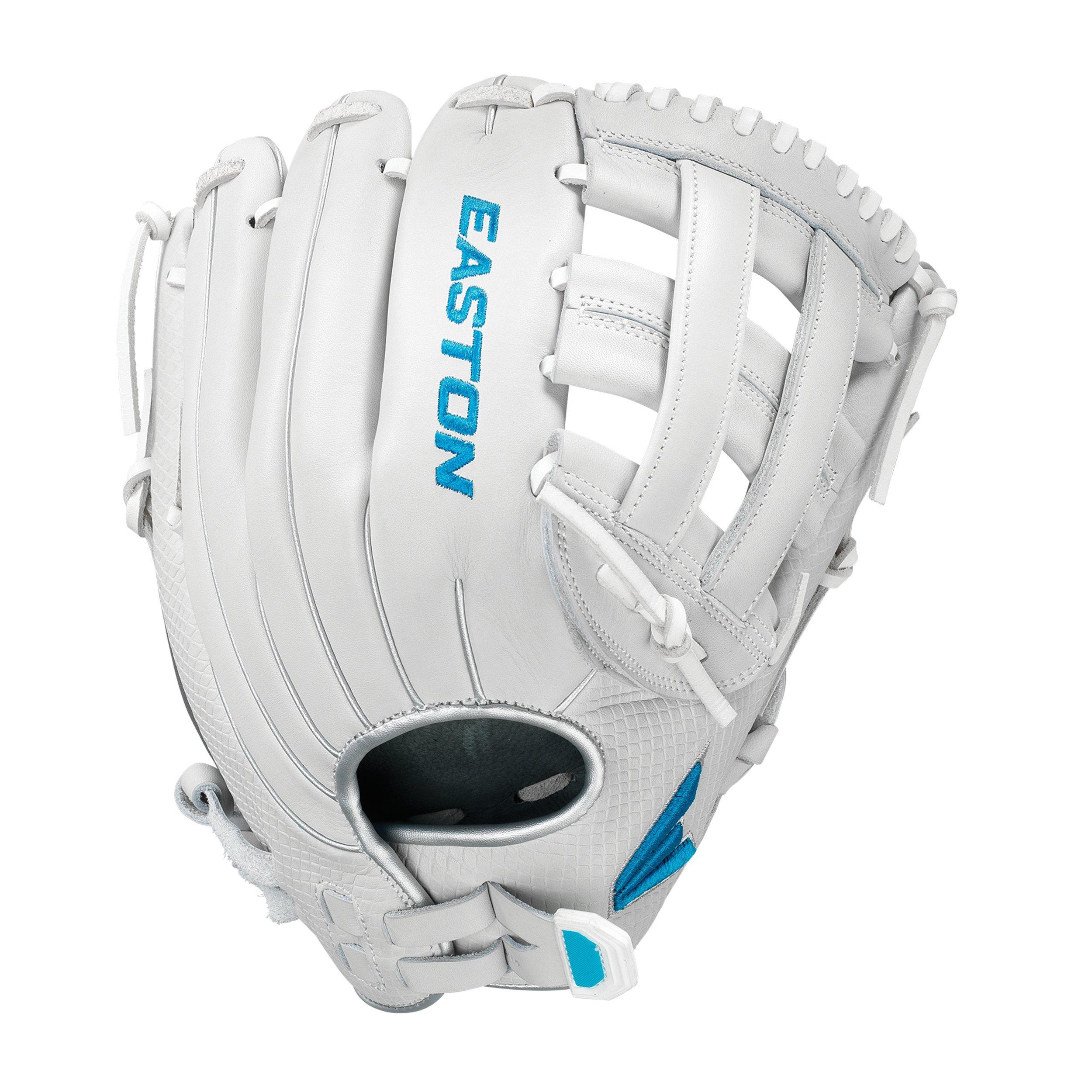 The Ghost Tournament Elite Fastpitch Series gloves are built with the exact same patterns as the Professional Collection Fastpitch gloves. These gloves are designed for the high school and travel ball player that might not yet have the hand strength of the college player, but still demands a glove that will stand up to daily use. The gloves are handcrafted with Diamond Pro Steer™ USA leather and a supple leather lining for added comfort and feel. The Quantum Closure System™ is fully adjustable for a tighter, more secure fit and optimal control. Professional grade rawhide laces add durability, while the snakeskin embossed leather accents and metallic chrome binding add extra flare.