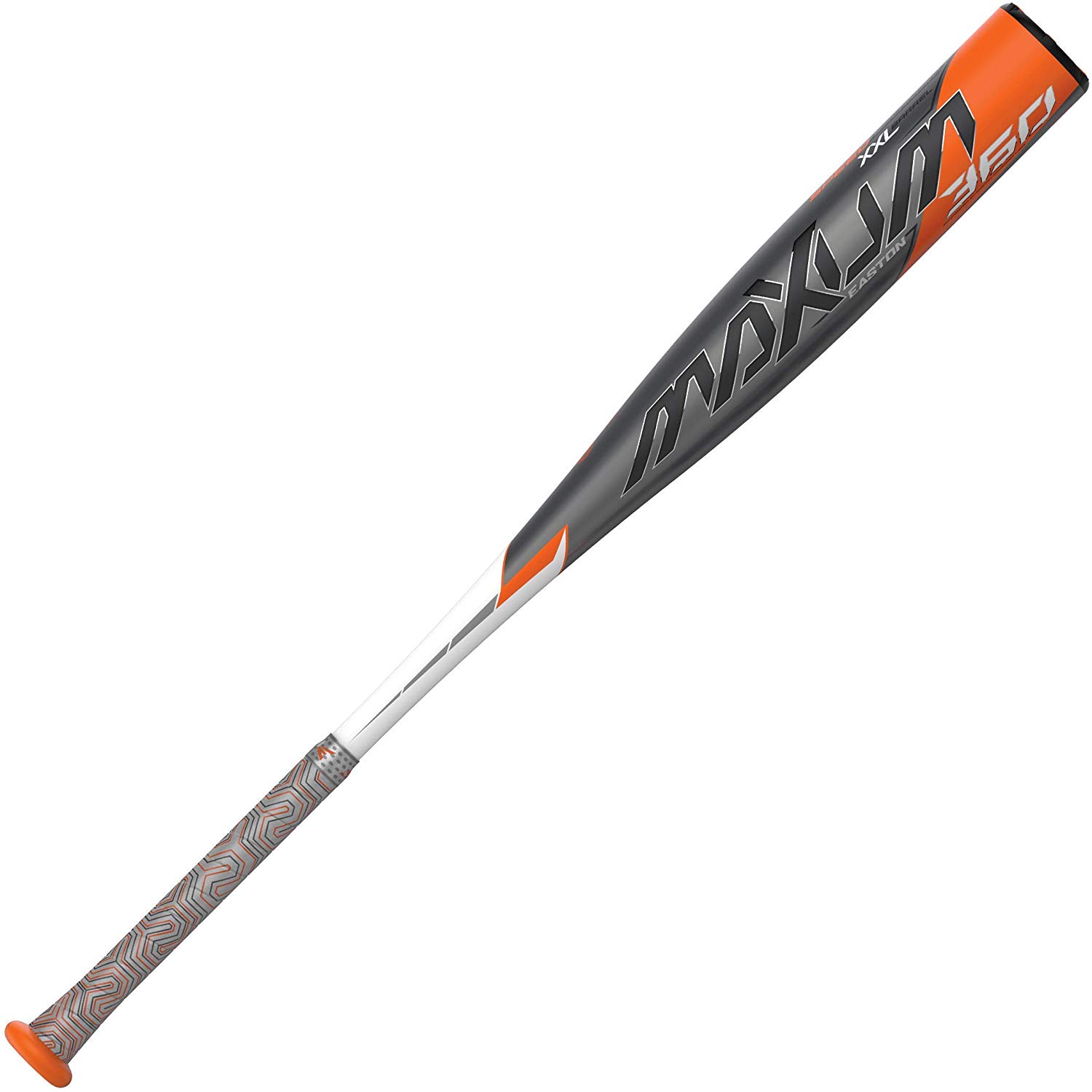 `-3 Length to Weight Ratio 1-Piece Composite Speed Balanced Swing Weight BBCOR Certified. The one-piece XXL barrel on the Easton Maxum 360 -3 lays claim to the longest barrel and biggest sweet spot in the game. Seamless Carbon Construction combined with 360 Engineering for 360° of barrel-tuned precision, delivering pure flexural energy, uniform barrel strength and maximum performance from knob to cap. Computer-controlled precision molding technology produces an ultra-consistent, lightweight wall for optimal performance in every swing. Speed balanced swing weight provides optimized balance point for fast swing speed. Custom Lizards Skins grip, providing players with best-in-class feel, cushion and tack. Easton BBCOR bats are used by top college programs and is the #1 Bat in College World Series History. Comes with a 1 year warranty from Easton. - -3 Length to Weight Ratio - 2 5/8 Inch Barrel Diameter - 1-Piece Composite - XXL Barrel - Computer-Controlled Precision Molding Technology - Speed Balanced Swing Weight - Lizard Skins Custom Bat Grip - BBCOR Certified - 1 Year Manufacturer's Warranty