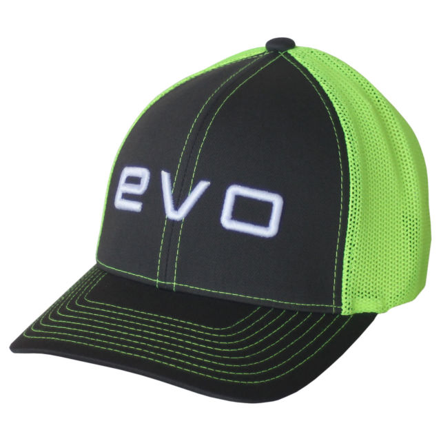 evoshield-evo-flash-flex-fit-cap-greygreen-large-x-large WTV1037320751LGXL  y Polyester Blend Mid crown structured fit Embroidered EvoShield logo on front