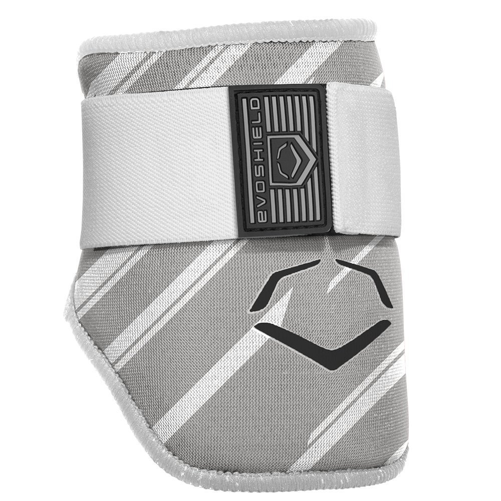 evoshield-mlb-batters-speed-stripe-elbow-guard-grey-adult 2046120063  840041114881 The protective batters Elbow guard features a redesigned covering offering a