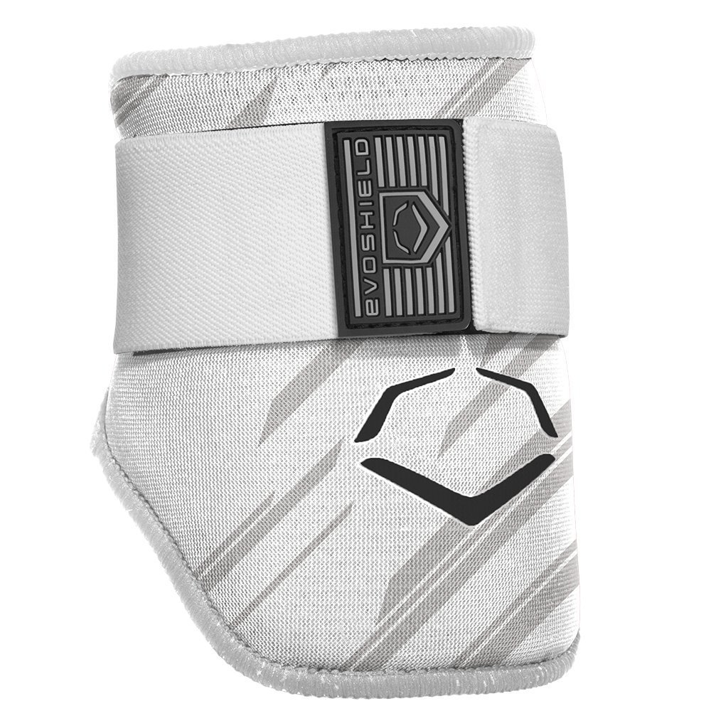 evoshield-mlb-batters-speed-stripe-elbow-guard-white-adult WTV2046120113  840041114898 The protective batters Elbow guard features a redesigned covering offering a